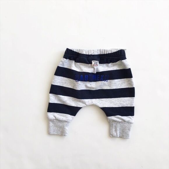 MEXX stripe speckled joggers VGUC 0-3 months - Picture 4 of 4